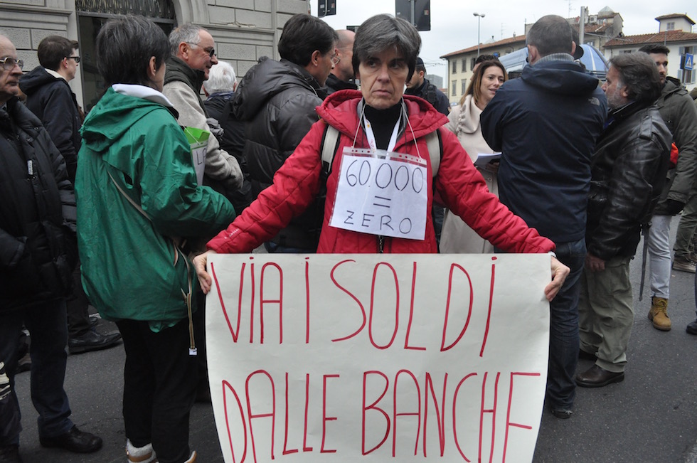 Una risparmiatrice che ha perso tutti i suoi soldi