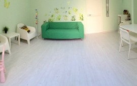 La sala per le audizioni protette realizzata con il contributo del Rotary Firenze Nord