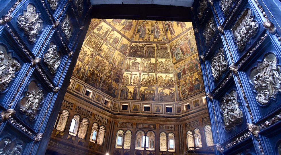 La 'nuova' Porta Nord del Battistero di Firenze (foto Opera del Duomo Firenze/ Claudio Giovannini)