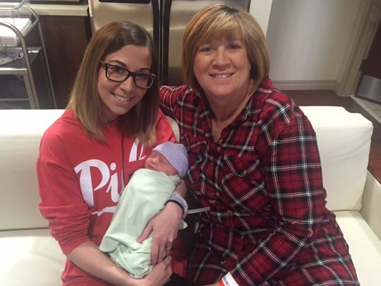 Kelley McKissack (sin.) e la madre Tracey Thompson