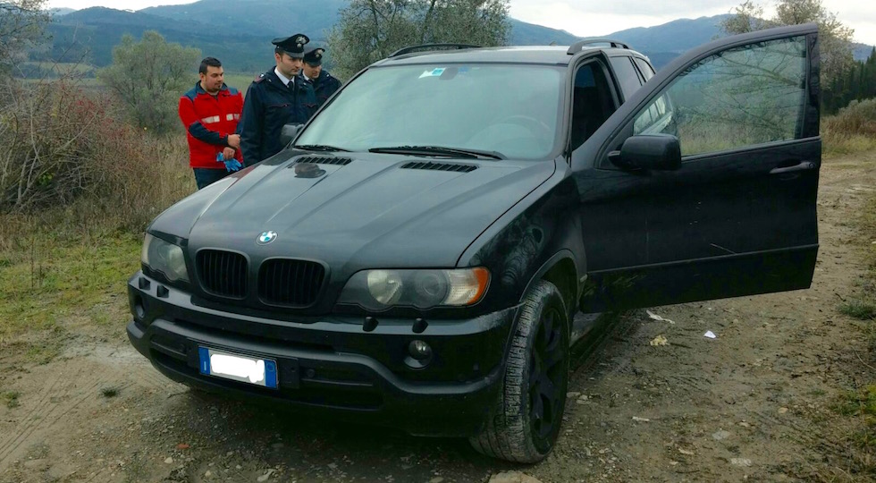 Il luogo del tentato suicidio a Grassina