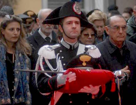 i funerali del maresciallo Antonio Taibi