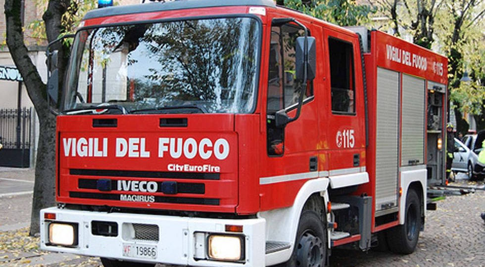 Sono intervenuti i Vigili del Fuoco