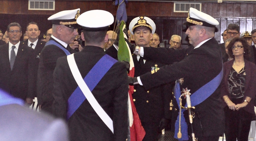 Il passaggio della Bandiera all'Accademia Navale