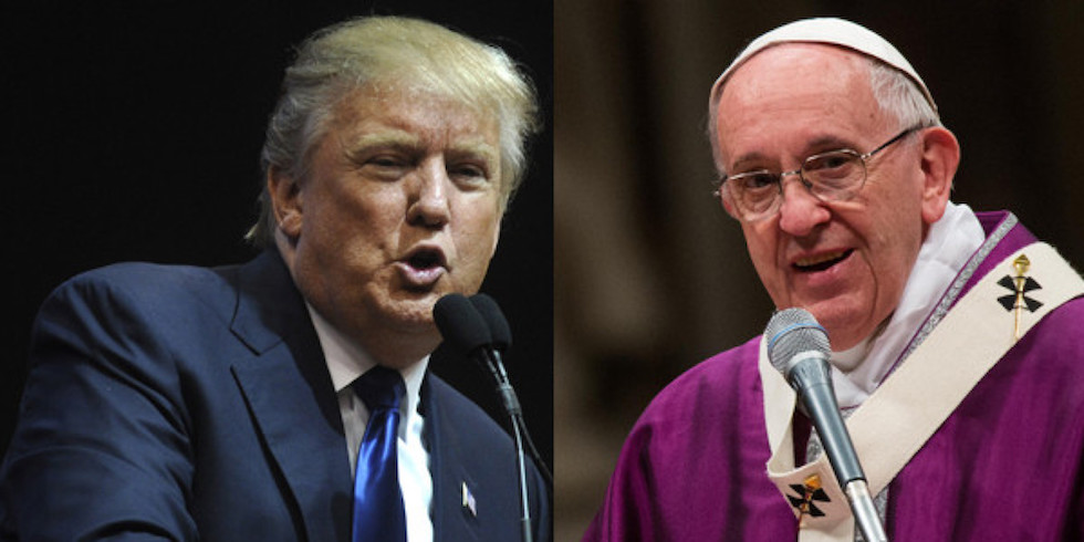 Donald Trump e Papa Francesco