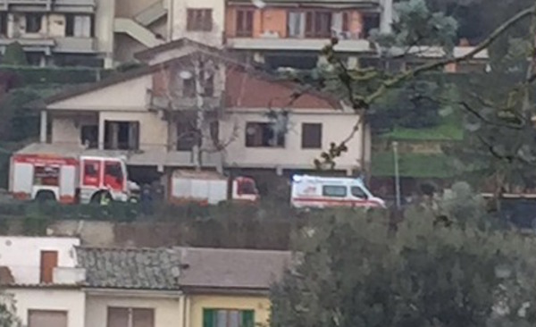 La casa dove è successo il dramma (Foto ValdarnoPost)