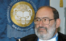 Umberto Eco nel 2002