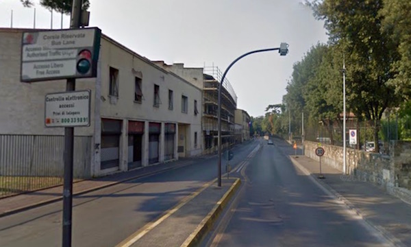 Riapre via Valfonda (foto da Street View)