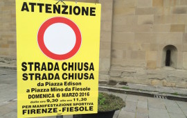 Deviazioni al traffico per la Firenze Fiesole domenica 6 marzo 2016