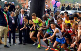 La partenza di Half Marathon 2016