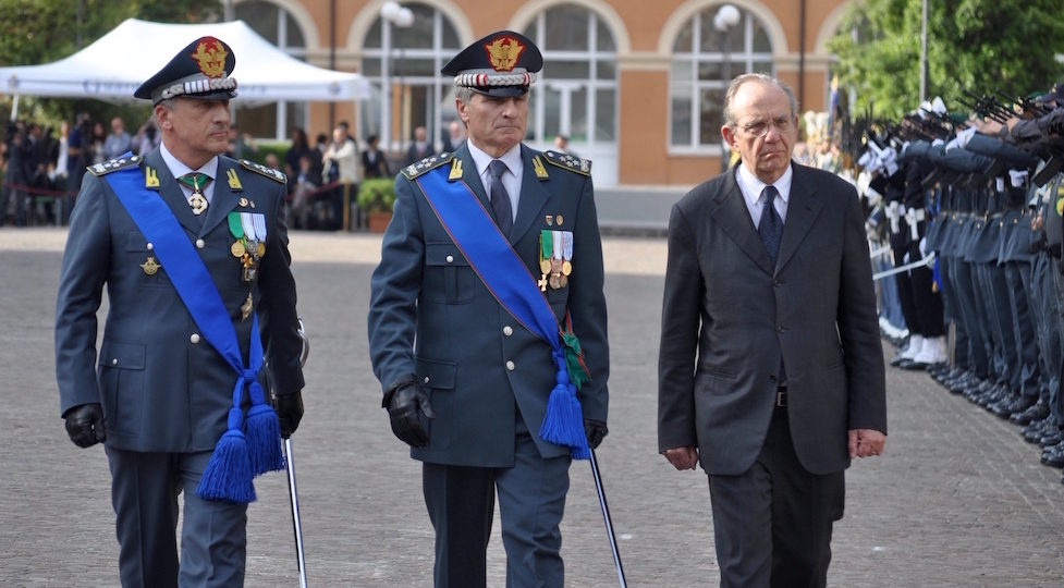 Giorgio Toschi, Saverio Capolupo, Pier Carlo Padoan