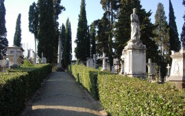 Il Cimitero degli Inglesi in piazzale Donatello a Firenze