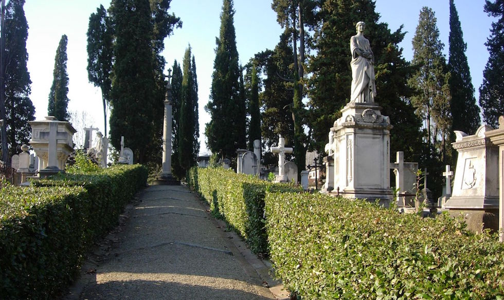 Il Cimitero degli Inglesi in piazzale Donatello a Firenze