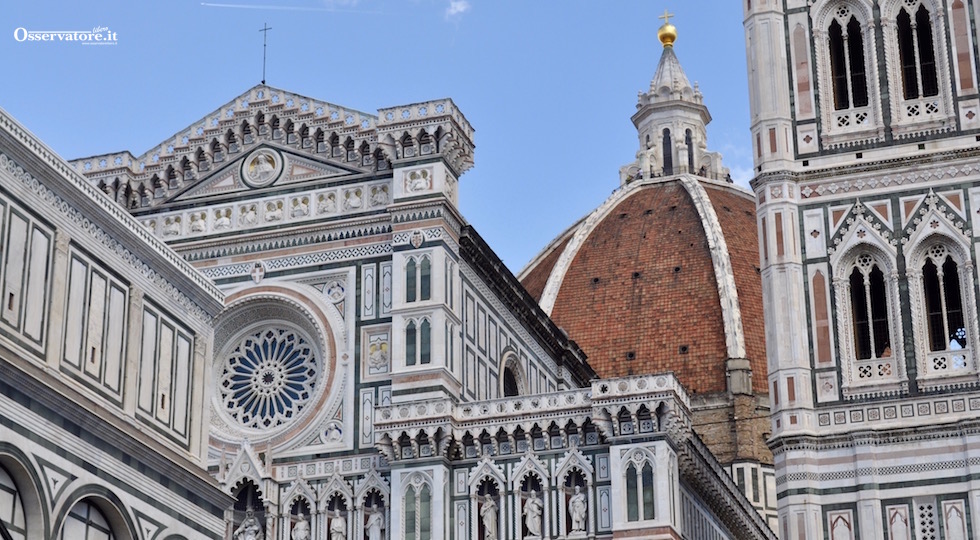 La cattedrale di Santa Maria del Fiore a Firenze