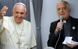 Papa Francesco e padre Federico Lombardi