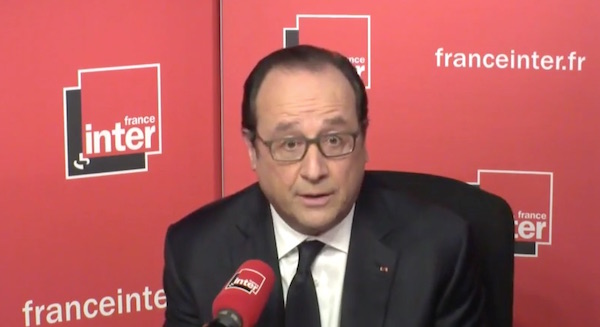 Il presidente francese François Hollande