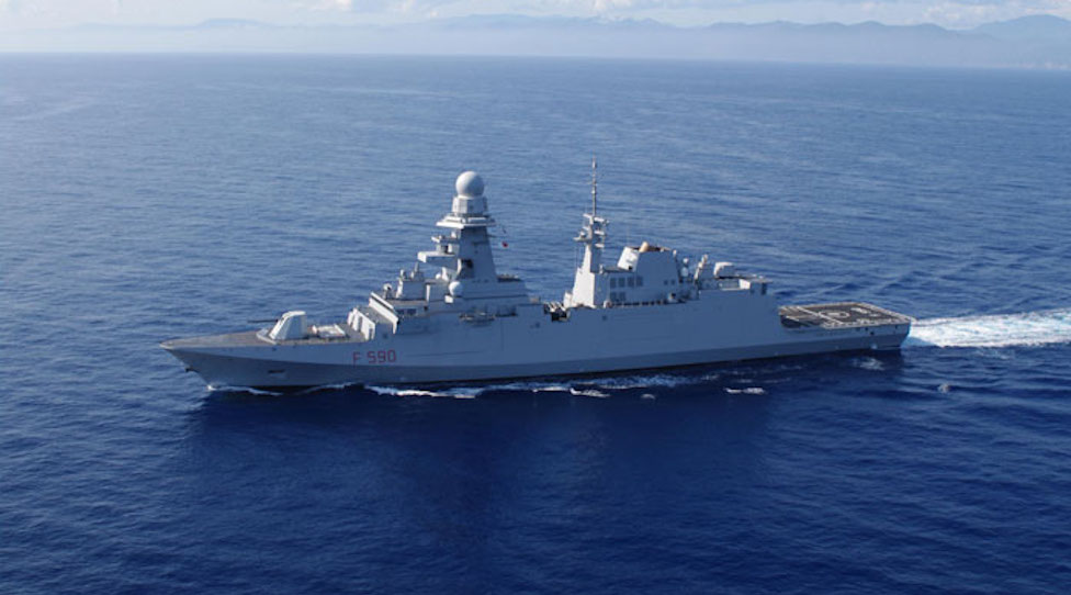 La nuova Fregata Bergamini in navigazione