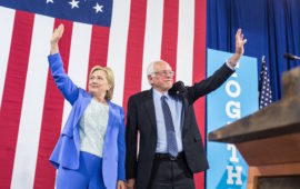Hillary Clinton e Bernie Sanders