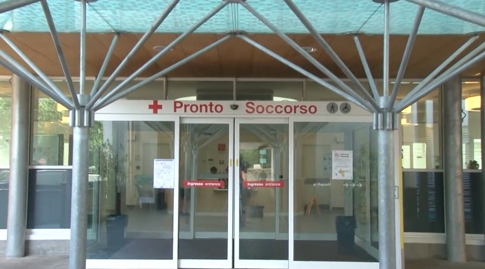 L'ingresso del Pronto Soccorso all'ospedale fiorentiino di Careggi