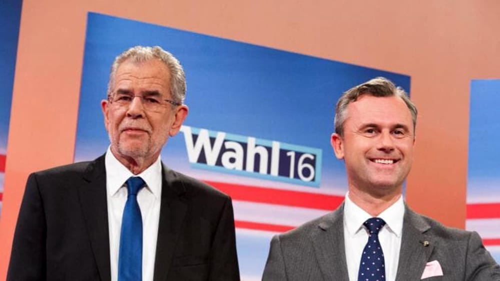 Alexander Van der Bellen e Norbert Hofer