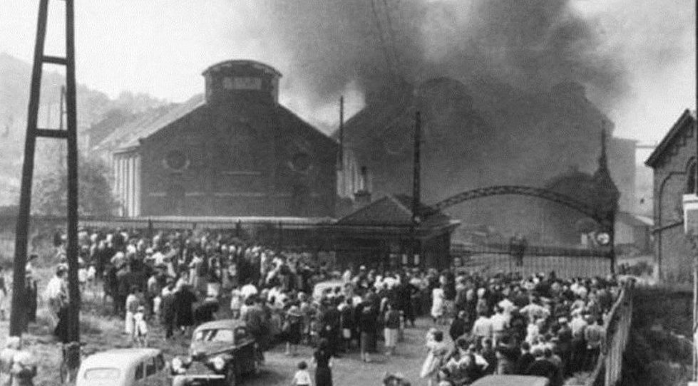 Il luogo della tragedia: l'ingresso della miniera