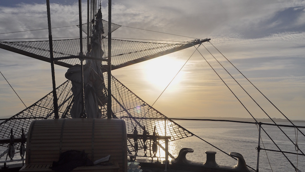 La prora di Nave Vespucci