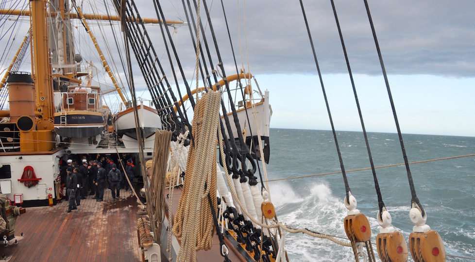 Nave Vespucci in navigazione