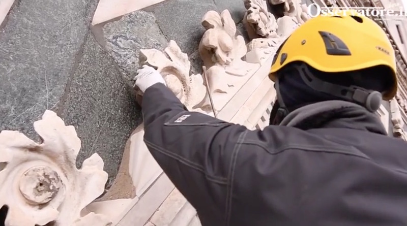 Controlli alla facciata esterna del Campanile di Giotto