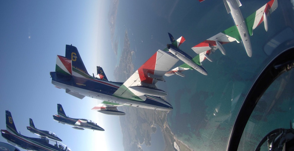 Frecce Tricolori in azione