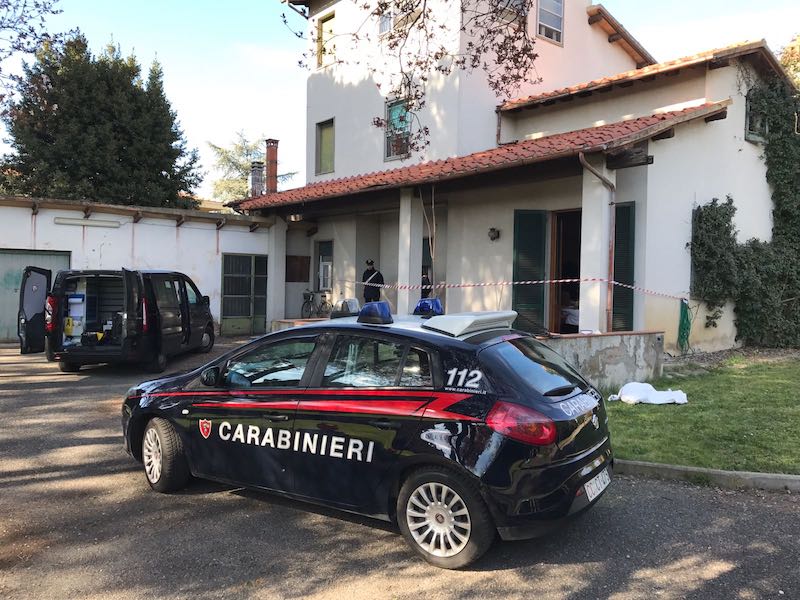 La villetta di San Piero a Ponti dove è stato trovato il cadavere