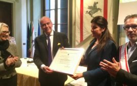 Il console della Moldova Alessandro Signorini riceve l'exequatur dall'Ambasciatore Stela Stîngaci