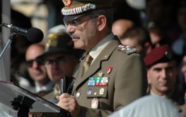 Il generale Castagnetti (foto CongedatiFolgore)