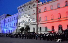 Luci della Festa dell'Arma 2018 alla caserma Baldissera di Firenze