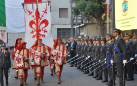 Il gonfalone di Firenze alla Festa della Finanza 2018