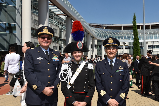 Un ex allieva della Scuola Aeronautica Douhet ora entrata nei Carabinieri