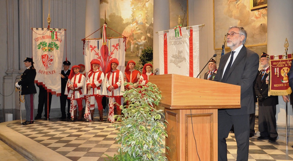 Il questore di Firenze Nanai alla Festa della Polizia 2019