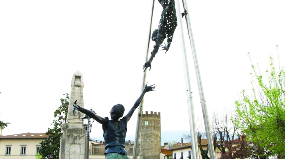Life and Death, la statua di Paddy Campbell a Vicchio