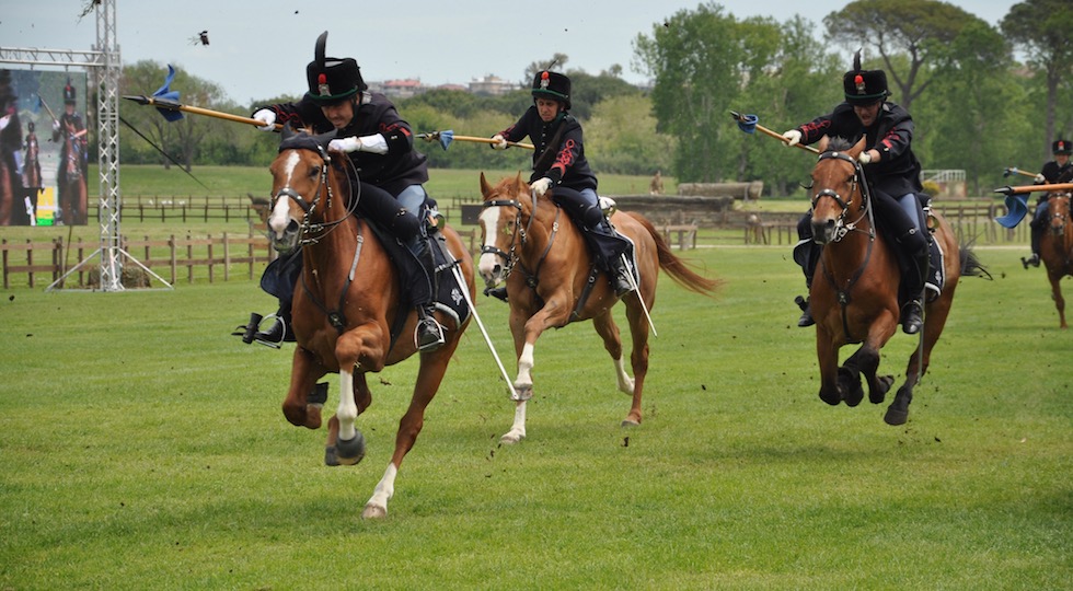 La storica ed emozionante carica dei Lancieri di Montebello