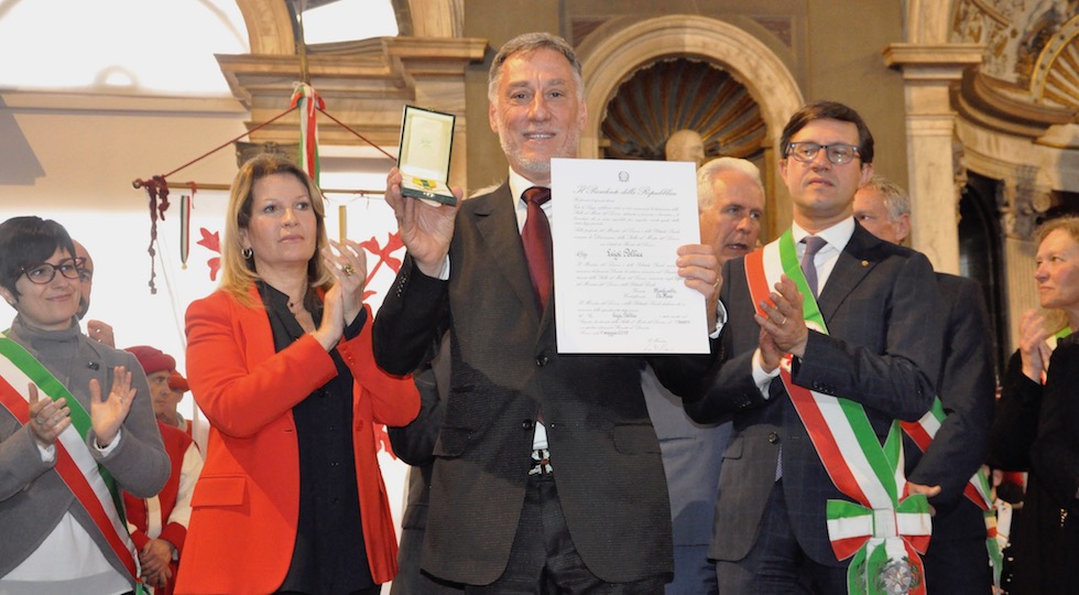 Un momento della premiazione dei Maestri del Lavoro 2019 a Firenze