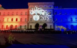 La caserma Baldissera a Firenze durante il 205° anniversario dell'Arma dei Carabinieri