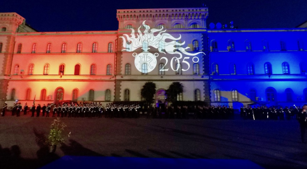 La caserma Baldissera a Firenze durante il 205° anniversario dell'Arma dei Carabinieri