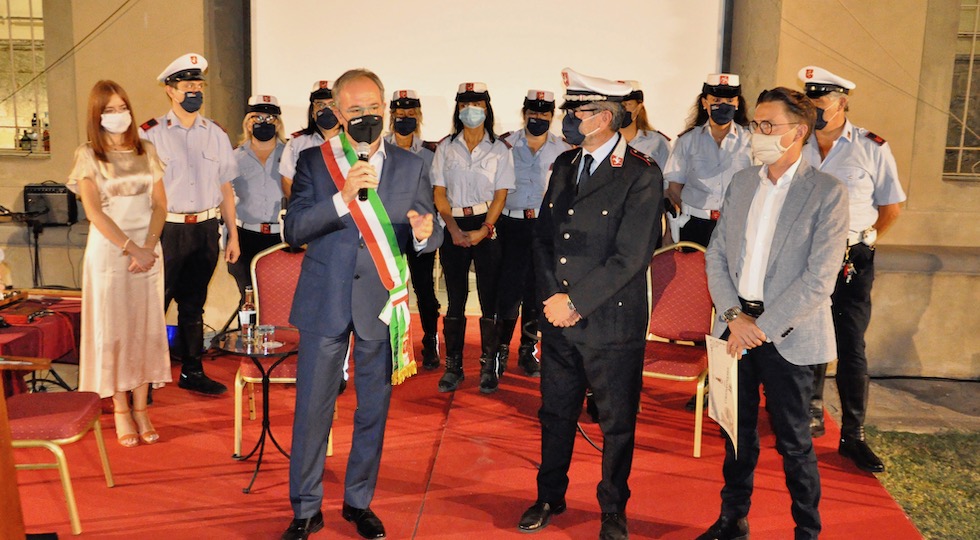 Un momento della consegna dei premi Cortonantiquaria 2020