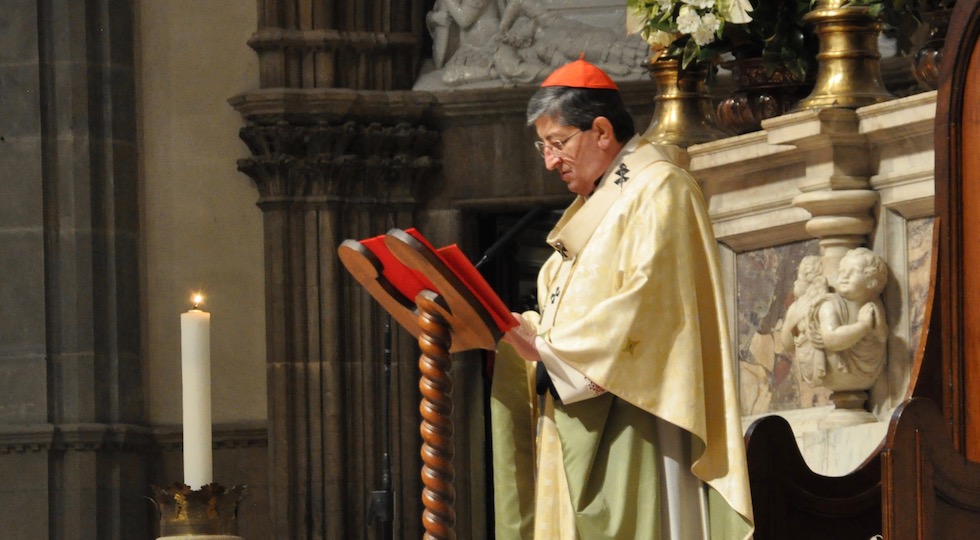 Il cardinale Giuseppe Betori arcivescovo di Firenze