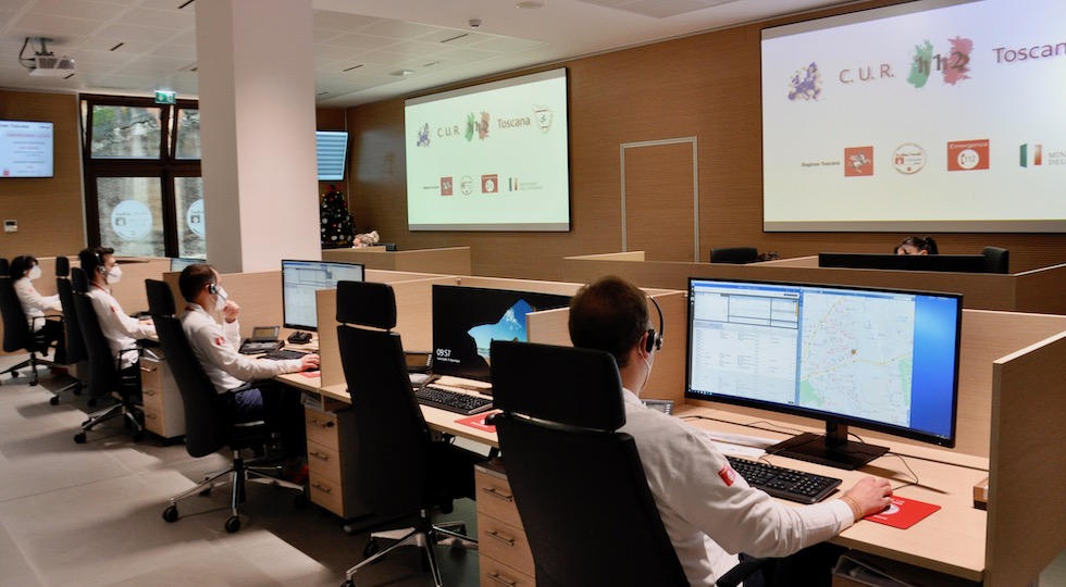 La nuova Centrale unica di risposta (CUR) 112 di Firenze