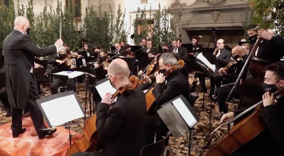 Il concerto di Capodanno 2021 a Cortona eseguito dalla CorOchestra