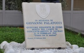 Il cippo in memoria di Giovanni Palatucci