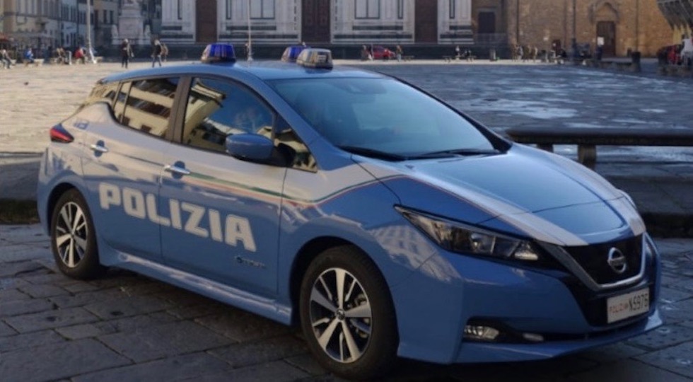 Una volante della Polizia a Firenze