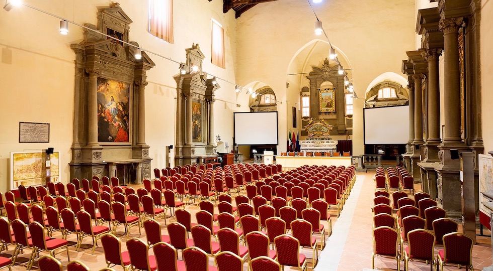 L'auditorium del Centro Convegni Sant'Agostino a Cortona