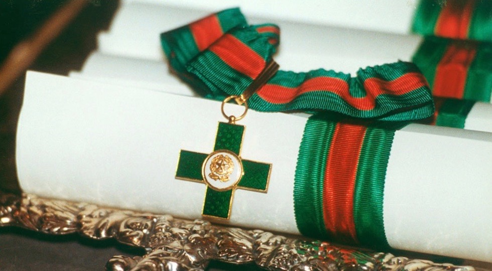 La croce di Cavaliere del Lavoro