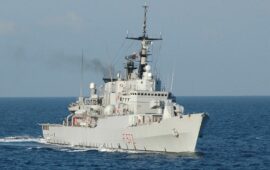La fregata Libeccio della classe Maestrale